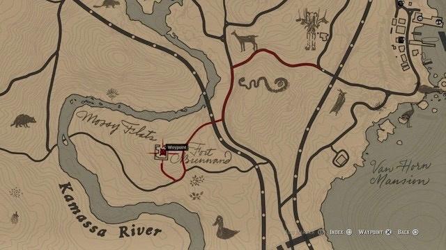 red dead redemption 2 small birds fort brennand hunting requests animal location