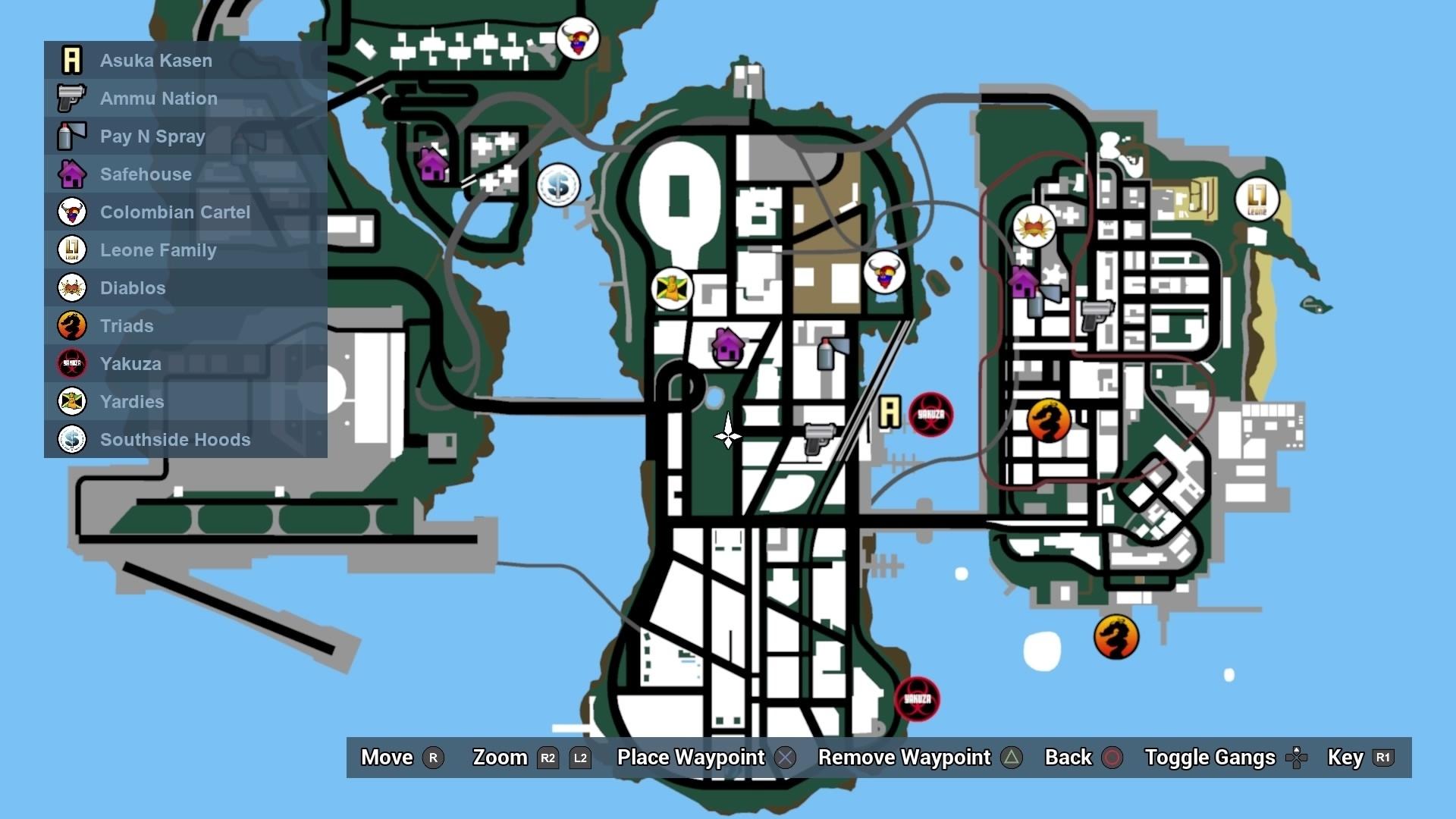 Gta V Gang Locations Map