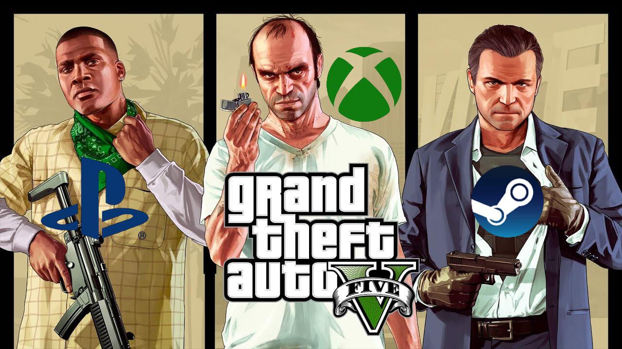 GTA V Expanded and Enhanced Comparison - Xbox 360 vs Xbox One vs