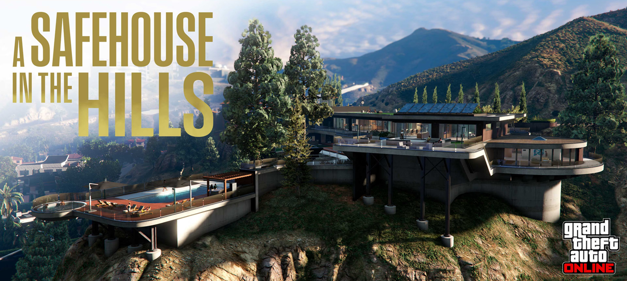 GTA Online Mansions DLC - A Safehouse In The Hills