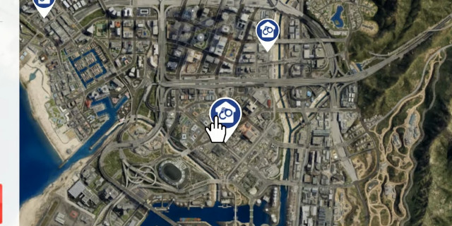 Davis Bail Office - Map Location in GTA Online