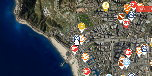 Del Perro Bail Office - Map Location in GTA Online