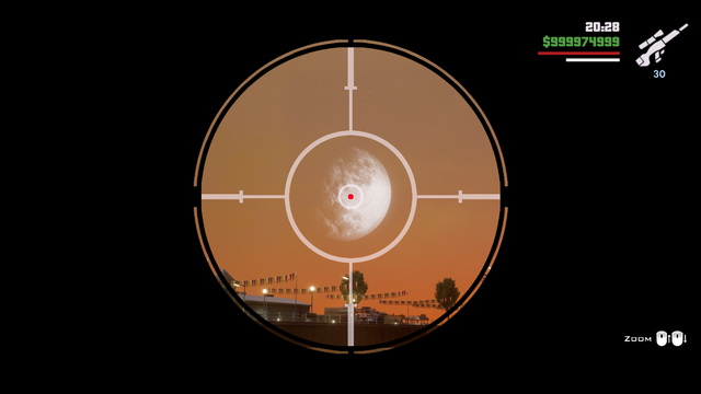3 Resize The Moon with Sniper Rifle 2