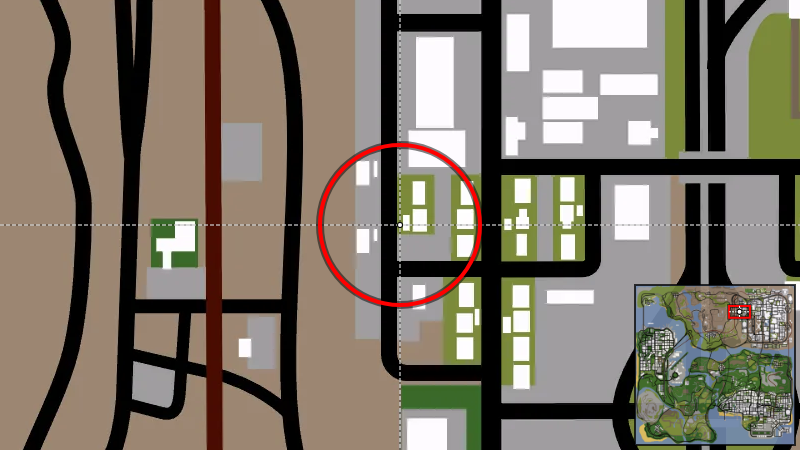 Whitewood Estates Safehouse - Map Location in GTA San Andreas Whitewood Estates Safehouse - Map Location in GTA San Andreas