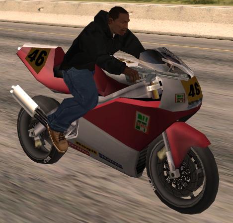 Onde encontrar a moto mais rápida do GTA San Andreas 