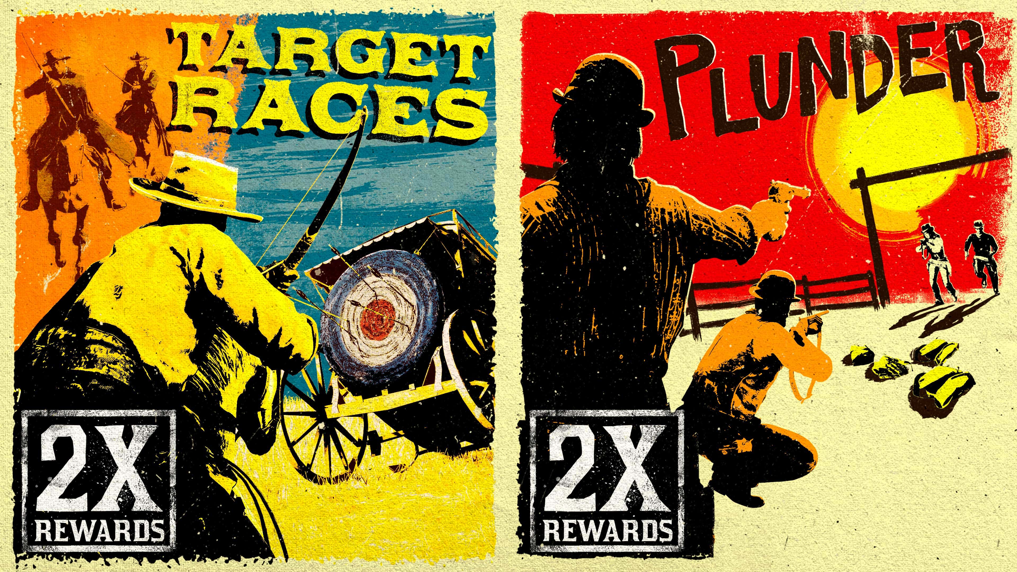 Red Dead Online: Double Rewards on Target Races and Plunder & more