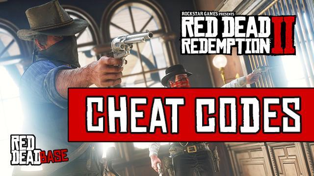 cheat codes for red dead redemption 2